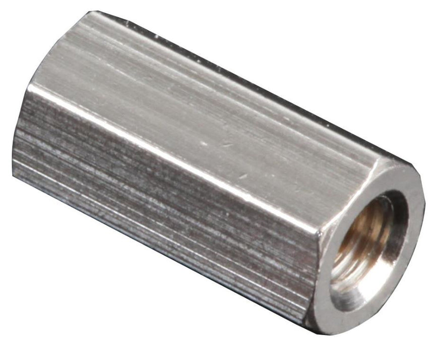 Brass Spacers Hex 10mm, 25 Pack