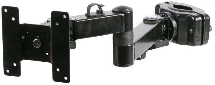 Full Motion Double Arm TV Pole Mount - Up To 10kg Screen