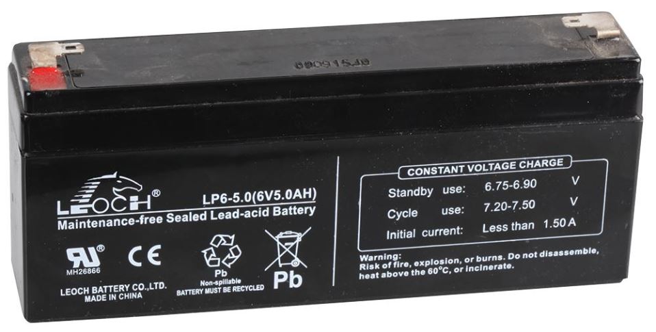 LP Series General Purpose 6V 5Ah Maintenance-Free SLA Battery