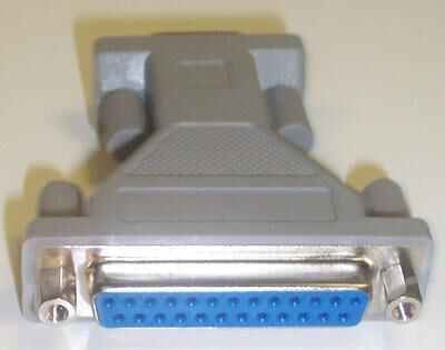 9-Way D Male to 25-Way D Female Serial Port Adaptor