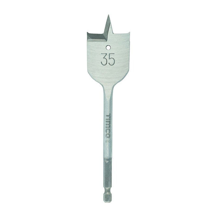 Flat Timber, MDF, Wood Drill Bit - Carbon Steel - 1 Each