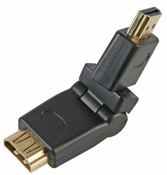 360° Rotating HDMI Adaptor Male to Female — StampyTools