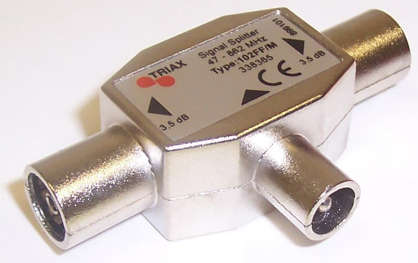 2-Way Splitter with IEC Female Connector