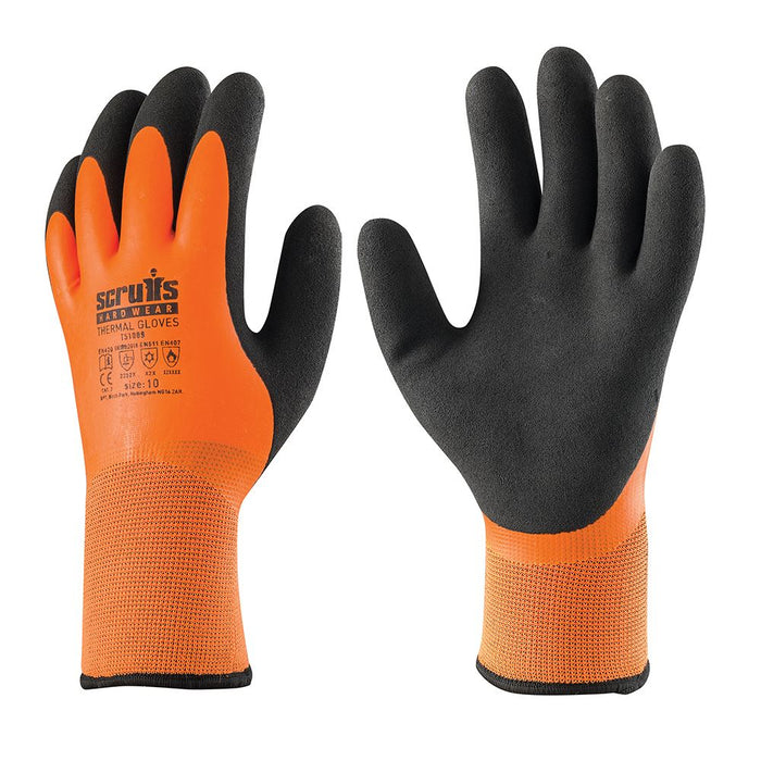 Thermal Gloves Orange