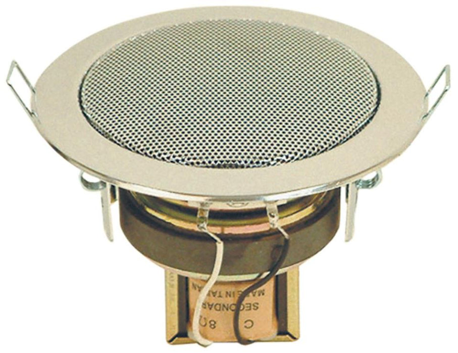 6W 3" Ceiling Speaker 100V, Chrome