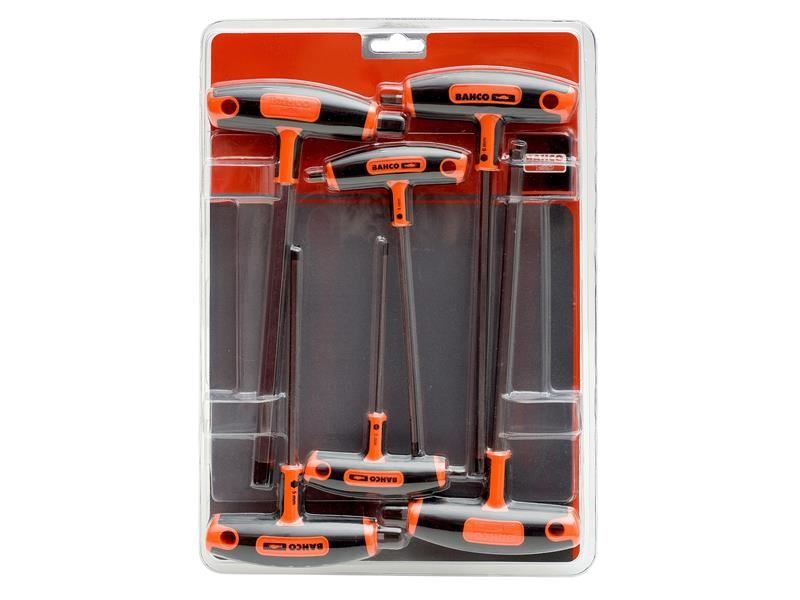 903T-1 T-Handle Hex Screwdriver Set, 6 Piece