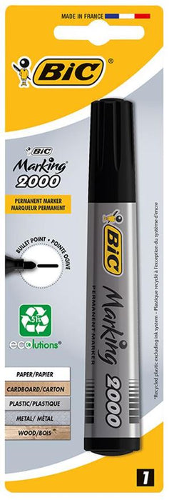 Permanent Marker - 1.7mm Bullet Tip Black