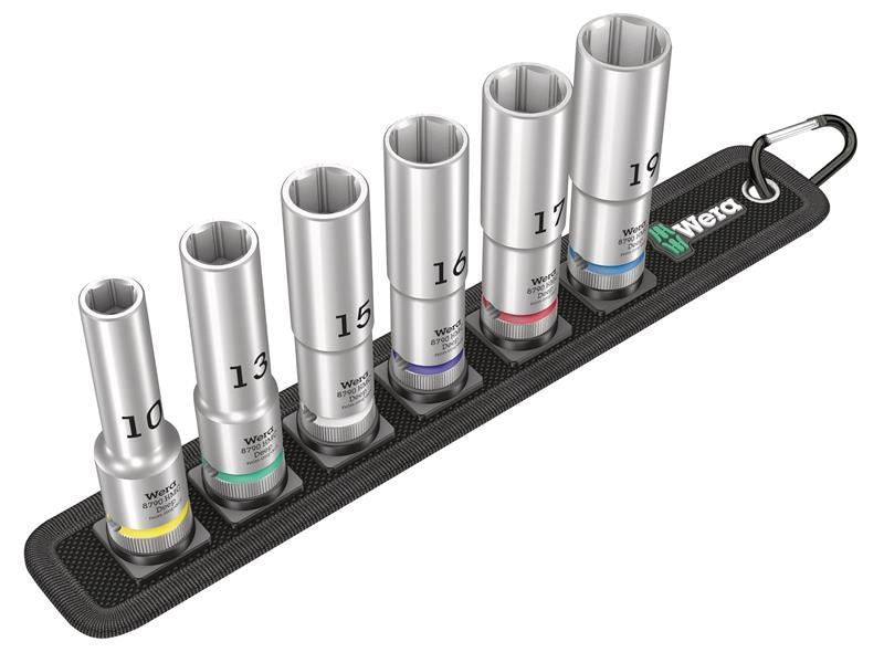 Belt C Deep 1 Socket Set of 6 Metric 1/2in Drive