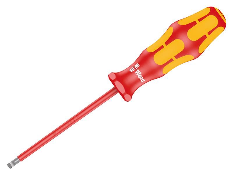 Kraftform Plus 160i VDE Insulated Screwdriver Slotted Tip 4.0 x 100mm