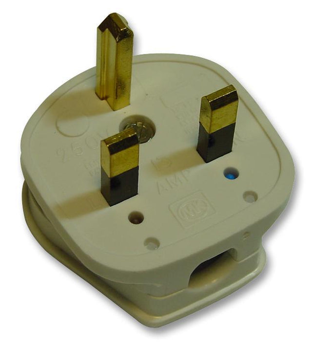 13A Non-Standard UK Plug, White