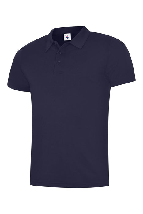 Men's Mens Super Cool Workwear Poloshirt - 100% Polyester Pique Breathable Fabric with Wickin