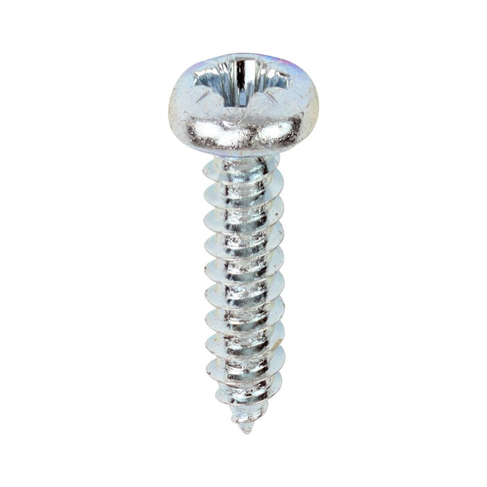 Self-Tapping Clamping Screws - PZ2 - Pan - Zinc - Use for Metal