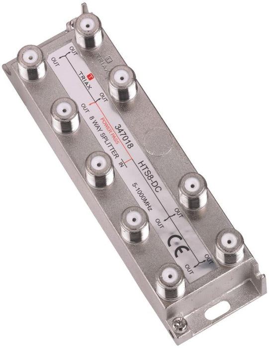 HTS 8DC - 8 Way F Splitter