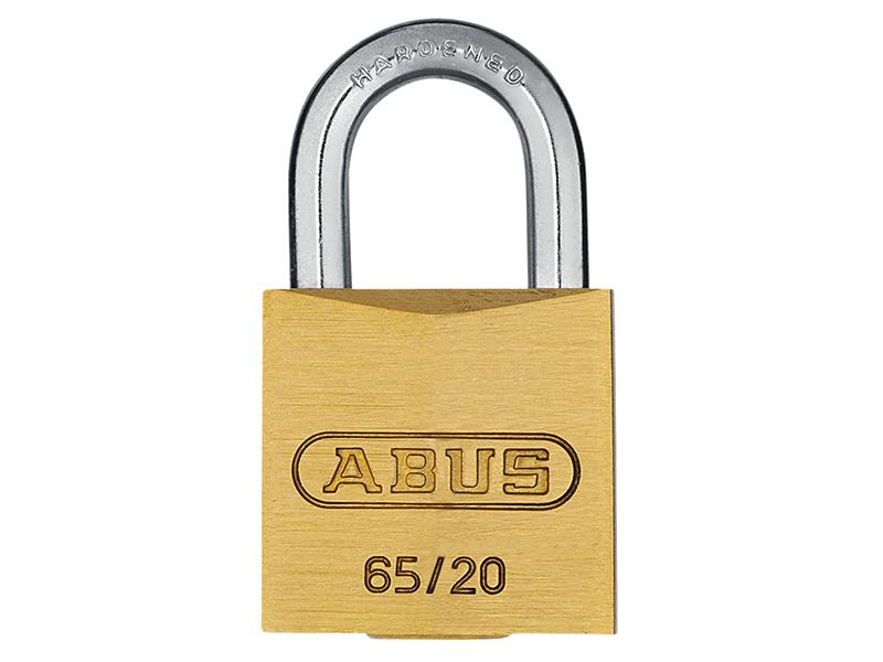 65/20mm Brass Padlock Carded