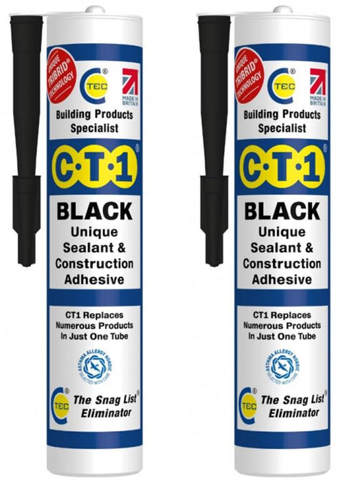 Building Sealant & Adhesive Snag Tube for Virtually Any Material (Twin Pack)