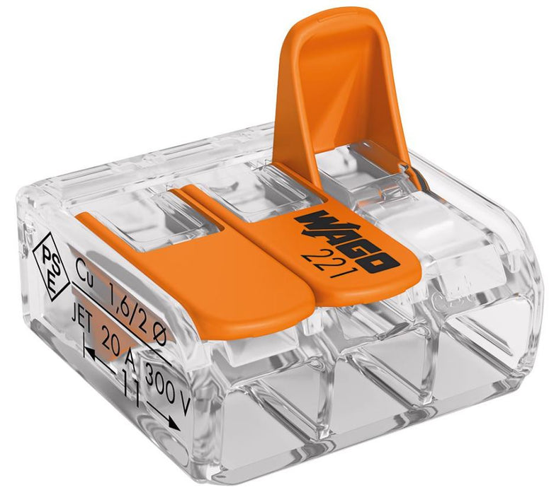 Terminal Block / Splicing Connector with Lever Lock 4mm 450V 32A