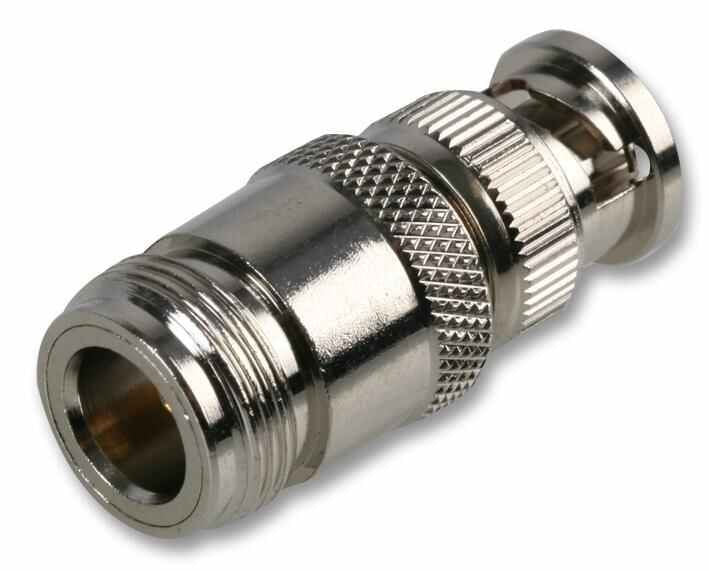 VITELEC - 50 ohm BNC Plug to N Type Socket Adaptor