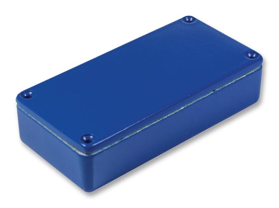 IP54 Blue Die Cast Aluminium Project Enclosure - 101x50x25mm