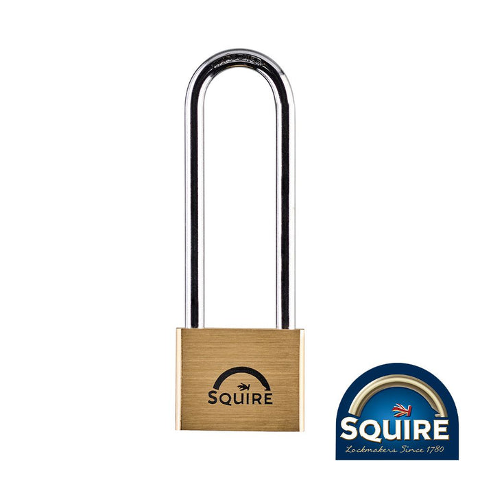 Premium Brass Lion Padlock - 4" Long Shackle - LN4/4 (Size 40mm - 1 Each)