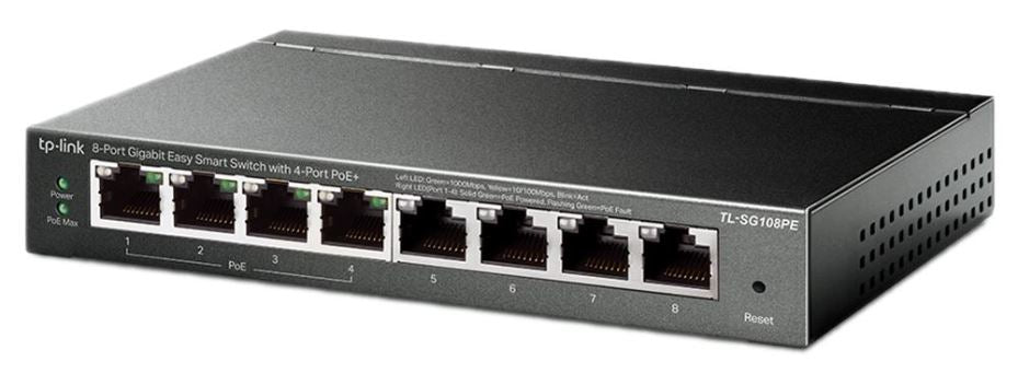 8 Port Gigabit Easy Smart Switch with PoE+