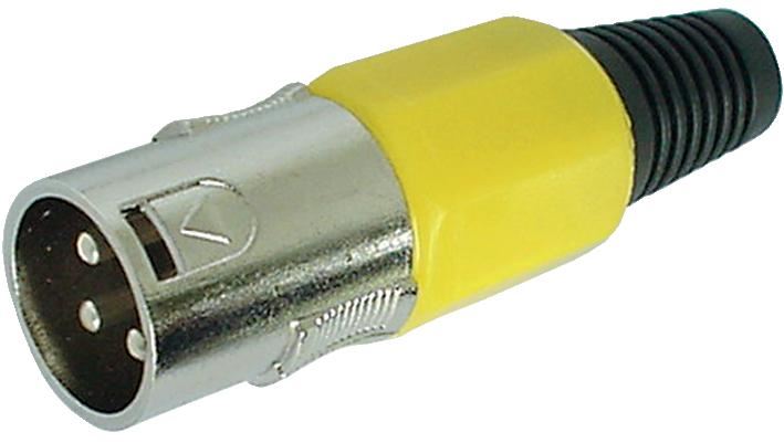 XLR Plug, 3 Pole, In Line