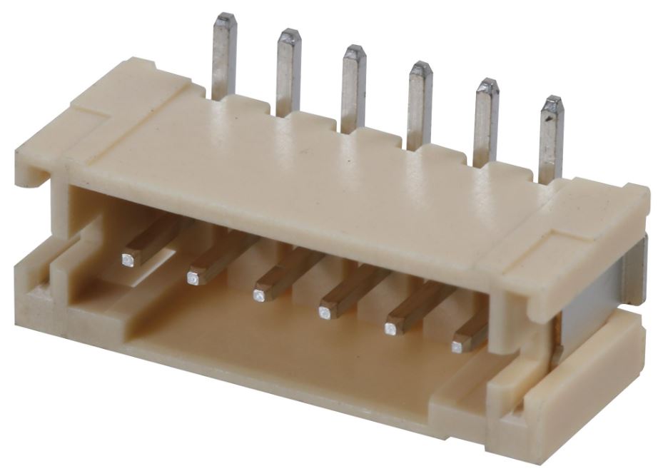 6 Way Horizontal SMT Mount Header, 2mm Pitch — StampyTools
