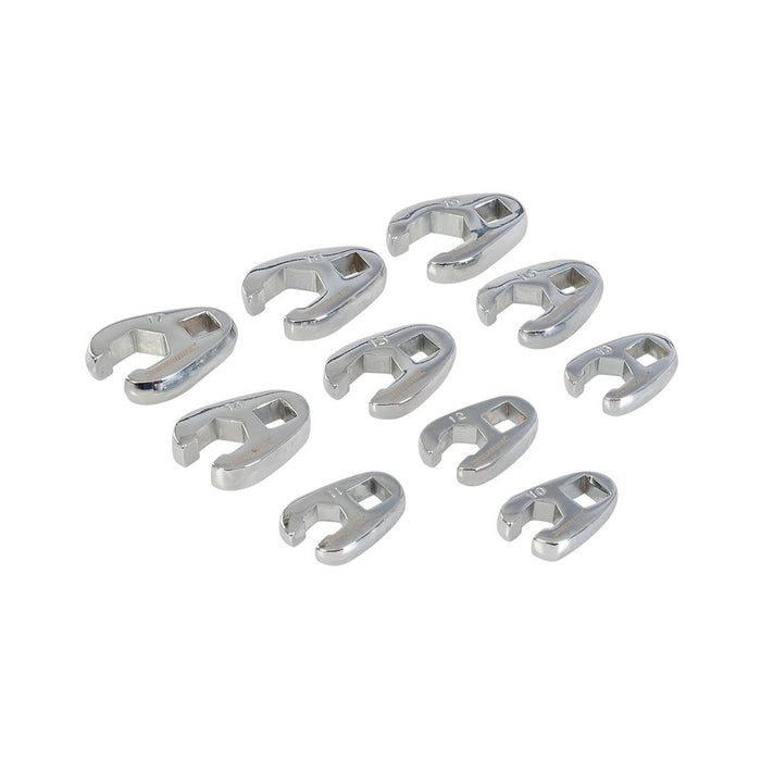 Flare Nut Crows Foot Spanner Set 10pce - 10 - 19mm