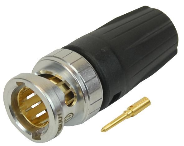 75 ohm BNC rearTWIST HD Plug - For up to 7.3mm Cable