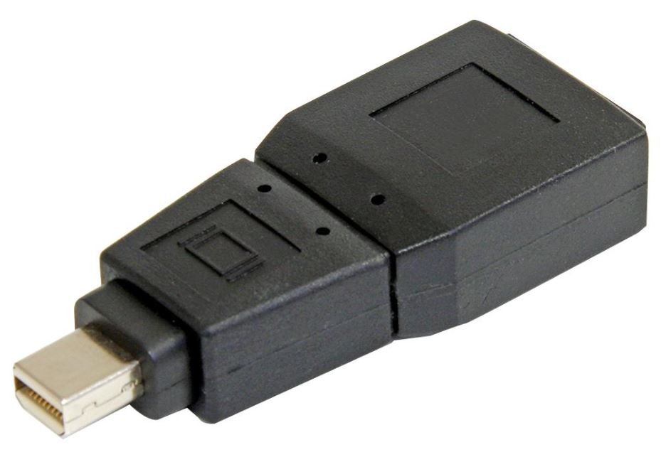 Mini DisplayPort Male to DisplayPort Female Adaptor