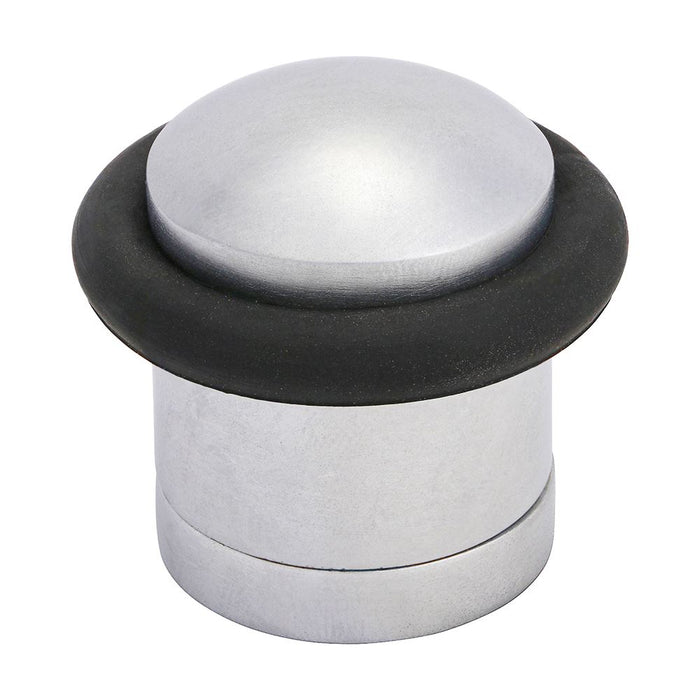 Cylinder Door Stop - Satin Chrome (Size 41mm - 1 Each)