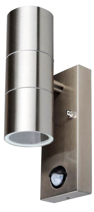 Up/Down Wall Light with PIR, GU10, IP44