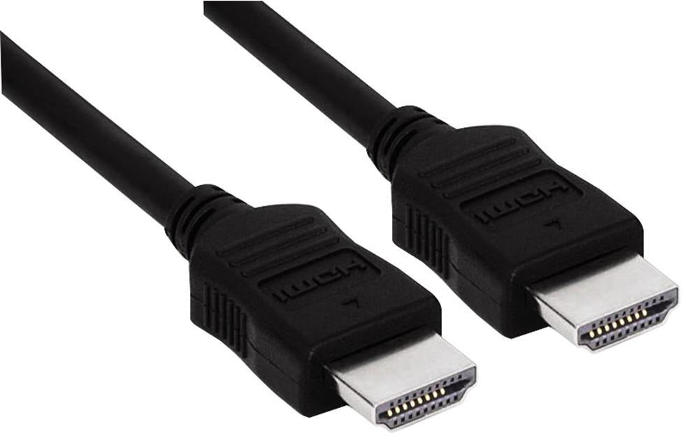 High Speed HDMI Lead, Male to Male, 3m Black -