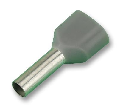 Ferrule, Twin Entry, 0.75mm, 100 Pack