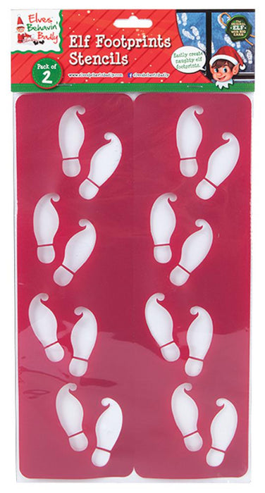 Raraion - Elf Footprint Stencils - 2 Pack