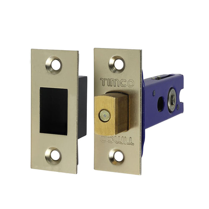 Arch Tubular Deadbolt - Electro Brass & Satin Nickel