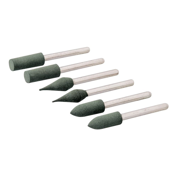 Rotary Tool Rubber Polishing Point Set 6pce - 6mm Dia