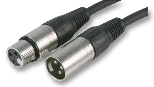 3 Pin XLR Male to XLR Female Microphone Lead