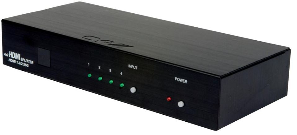 4-Way HDMI Switcher / Switch with 2 Identical Outputs