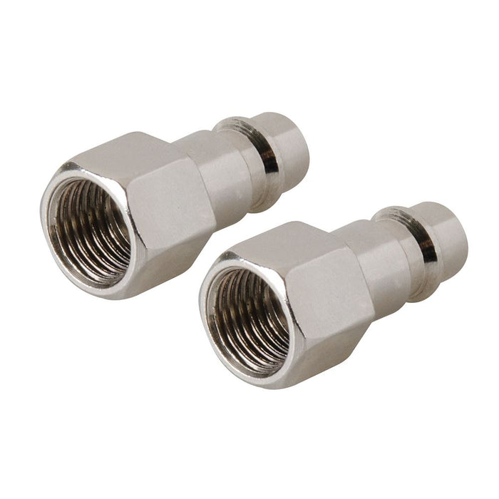 Euro Air Line Bayonet Female Thread Coupler 2pk - 1/4" BSP