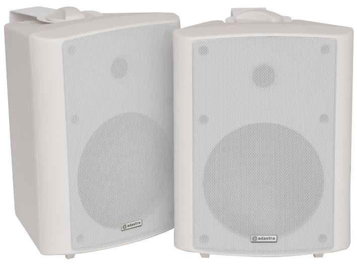 BC6W RMS 6.5" Wall Mount Speakers, White (Pair)