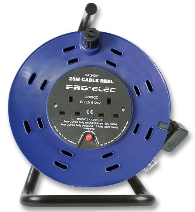 Cable Reel, 5A Twin Socket