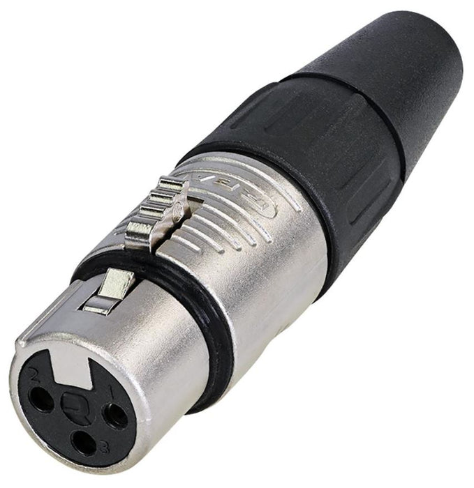 3 Pole XLR Socket, Nickel