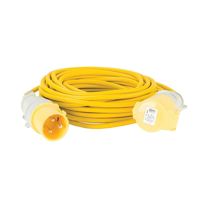 Extension Lead Yellow 2.5mm2 32A 14m - 110V