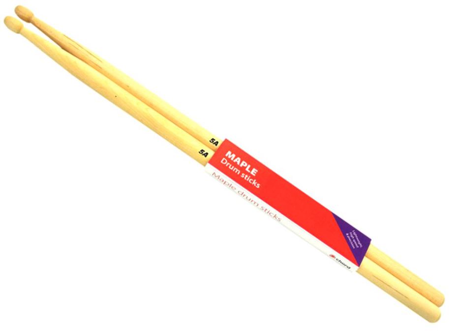 Maple Drumsticks 5A, Wood Tip