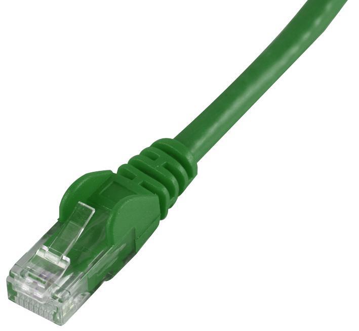 Snagless Cat6 UTP LSOH Ethernet Patch Lead Green