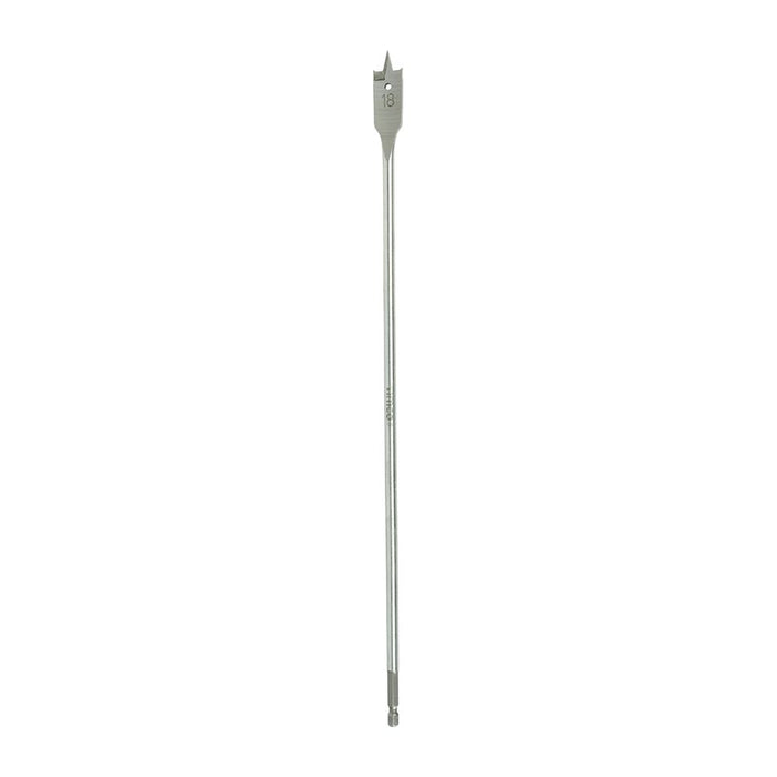 Flat Wood, Timber, MDF Drill Bit - Long 400mm Length - 1 Each