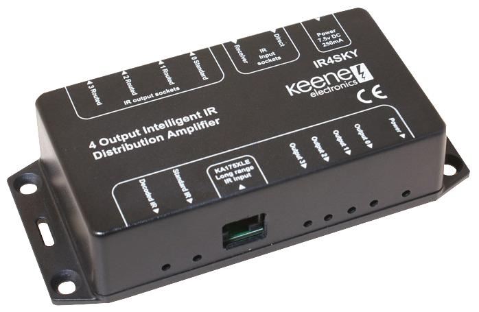 4-Output Intelligent IR Control Distribution Amplifier — StampyTools