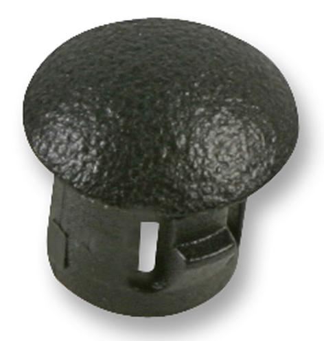 Domed Blanking Plugs Black 100 Pack