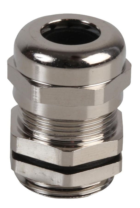 M-MA M20 Brass Nickel Plated Cable Gland 8-12mm Dia.