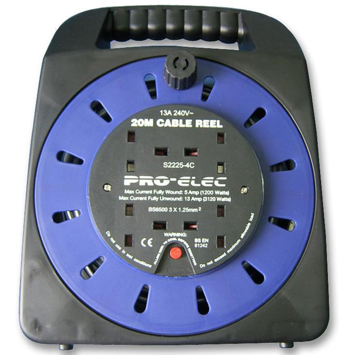 Cable Reel Box, 13A 4 Socket